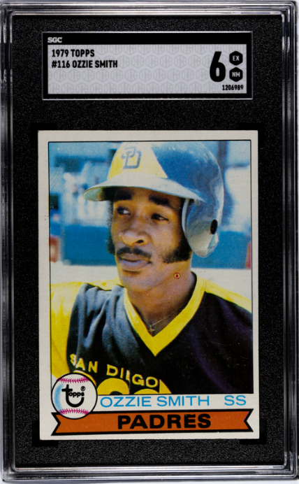 1979 Topps #116 Ozzie Smith SGC 6 SN 1206989