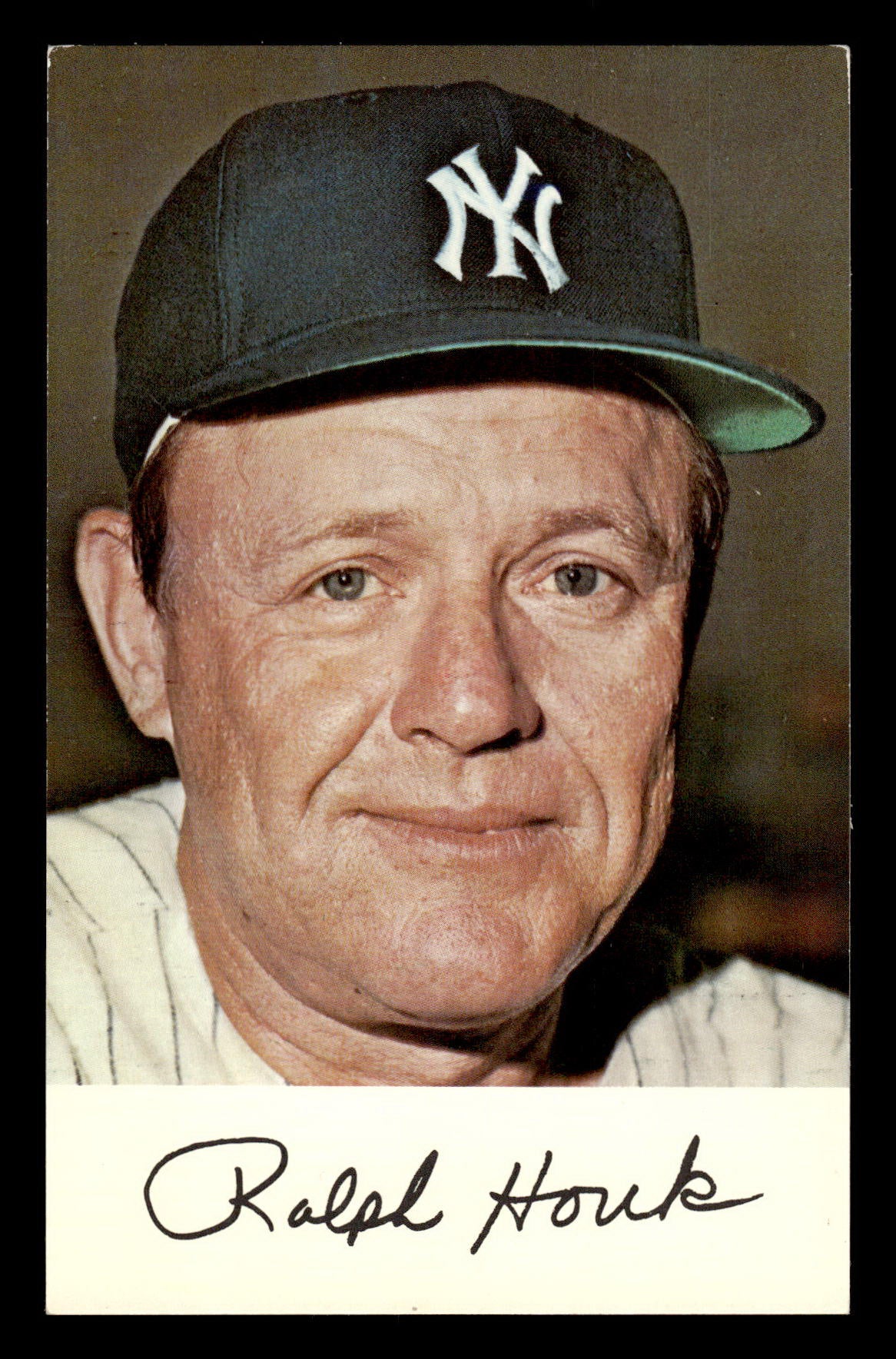1971 New York Yankees Clinic Day Postcards Ralph Houk EX 55B10007434