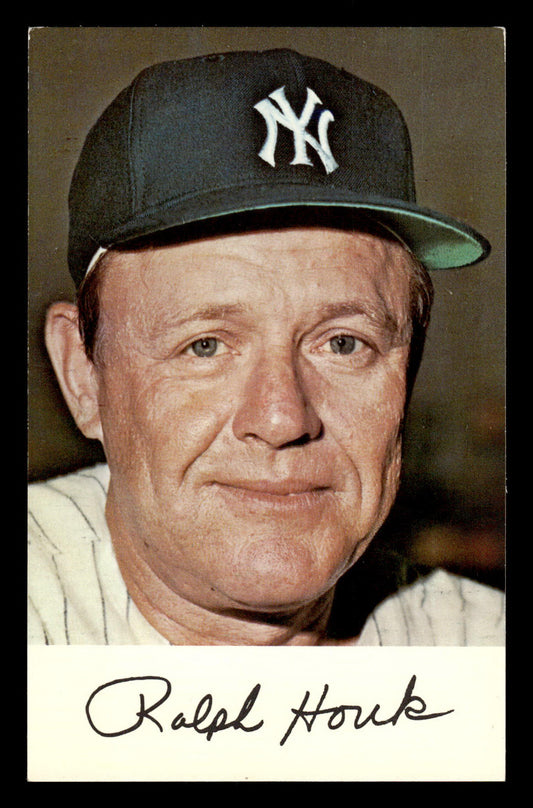 1971 New York Yankees Clinic Day Postcards Ralph Houk EX 55B10007434