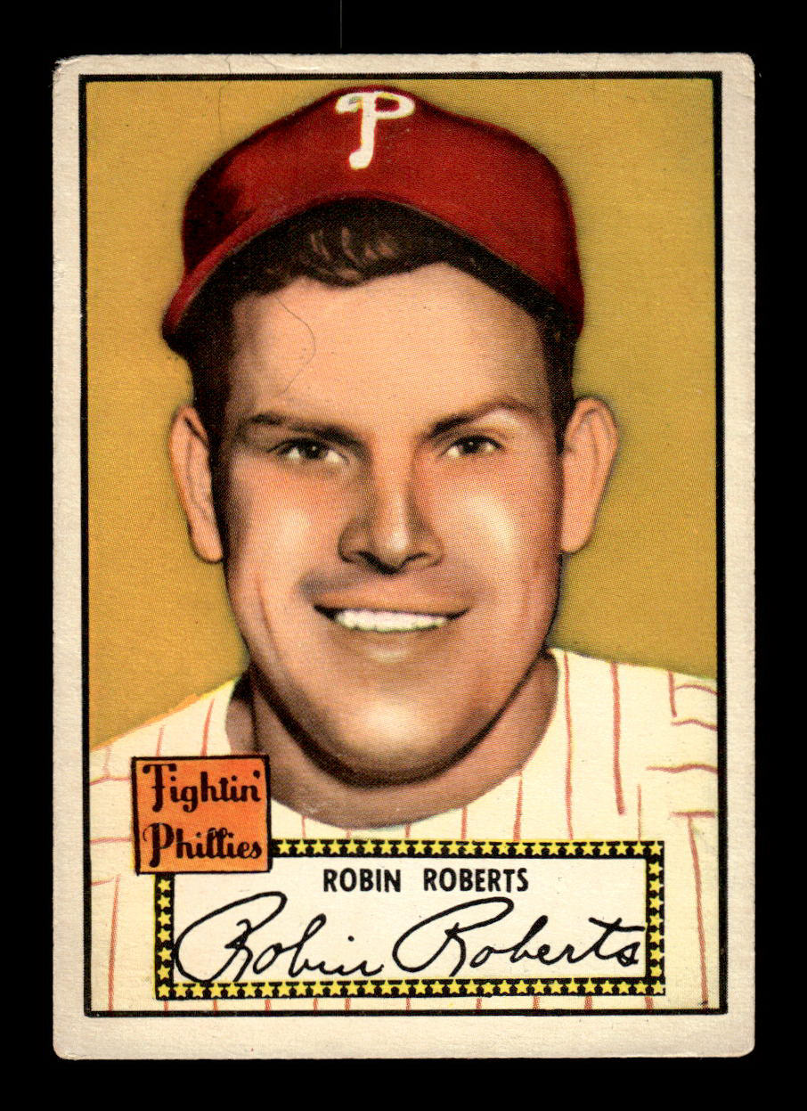 1952 Topps #59 Robin Roberts Philadelphia Phillies VGEX 55B10007438