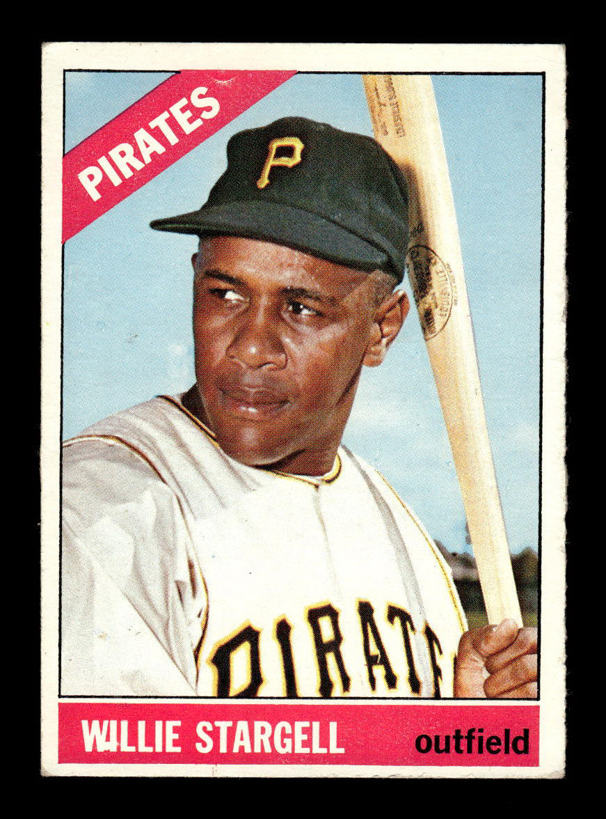 1966 Topps #255 Willie Stargell Pittsburgh Pirates EX 55B10007441