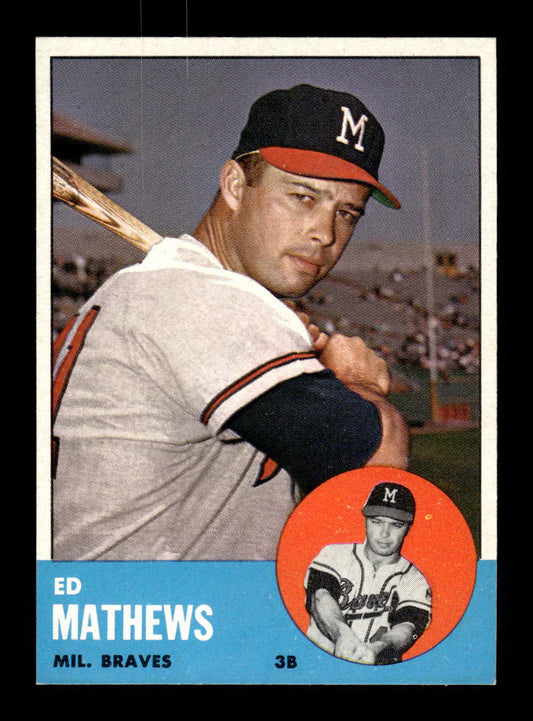 1963 Topps #275 Ed Mathews Milwaukee Braves EXMT 55B10007443