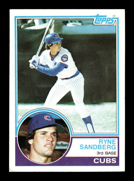 1983 Topps #83 Ryne Sandberg Chicago Cubs EX 55B10007444