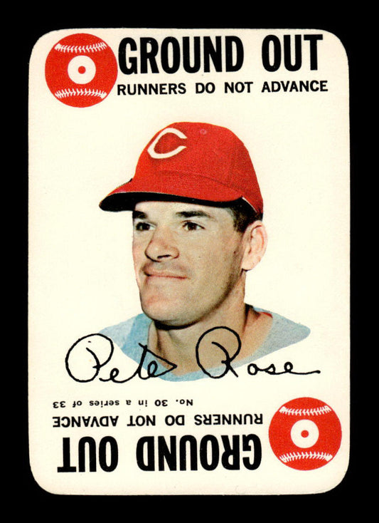 1968 Topps #30 Pete Rose Cincinnati Reds EX 55B10007449