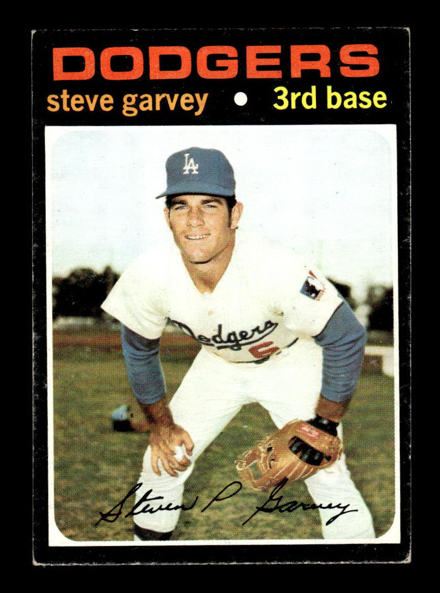 1971 Topps #341 Steve Garvey Los Angeles Dodgers EX 55B10007452