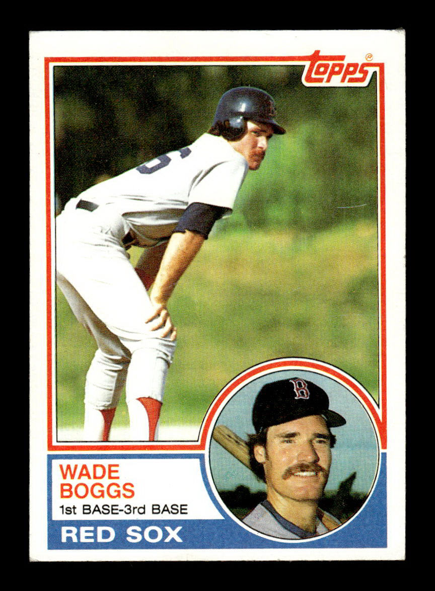 1983 Topps #498 Wade Boggs Boston Red Sox EX 55B10007453