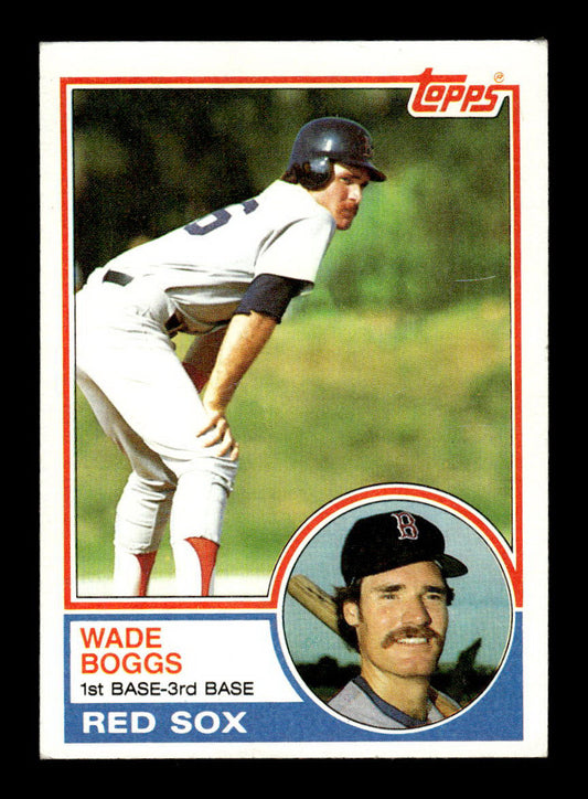 1983 Topps #498 Wade Boggs Boston Red Sox EX 55B10007453