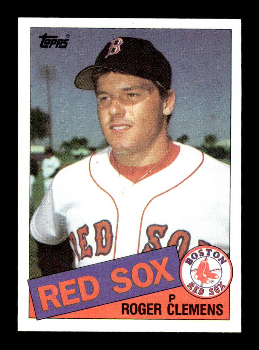 1985 Topps #181 Roger Clemens Boston Red Sox EX 55B10007454