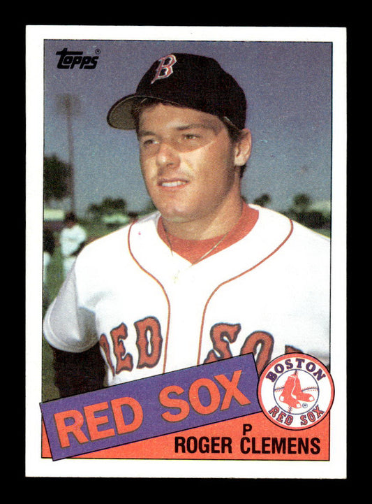 1985 Topps #181 Roger Clemens Boston Red Sox EX 55B10007454
