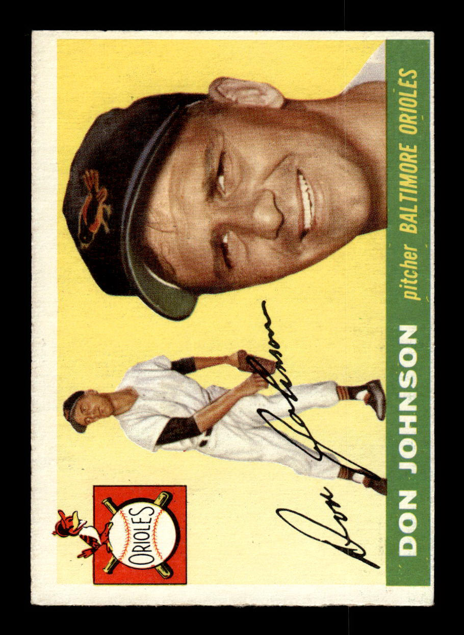 1955 Topps #165 Don Johnson Baltimore Orioles EX - HI# 55B10007472