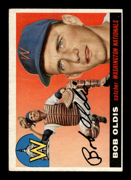 1955 Topps #169 Bob Oldis Washington Senators EX - HI# 55B10007476