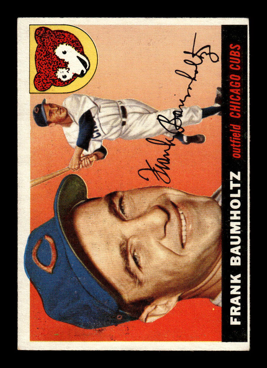 1955 Topps #172 Frank Baumholtz Chicago Cubs EX - HI# 55B10007479