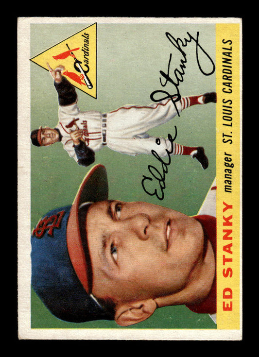 1955 Topps #191 Eddie Stanky St. Louis Cardinals EX - HI# 55B10007480