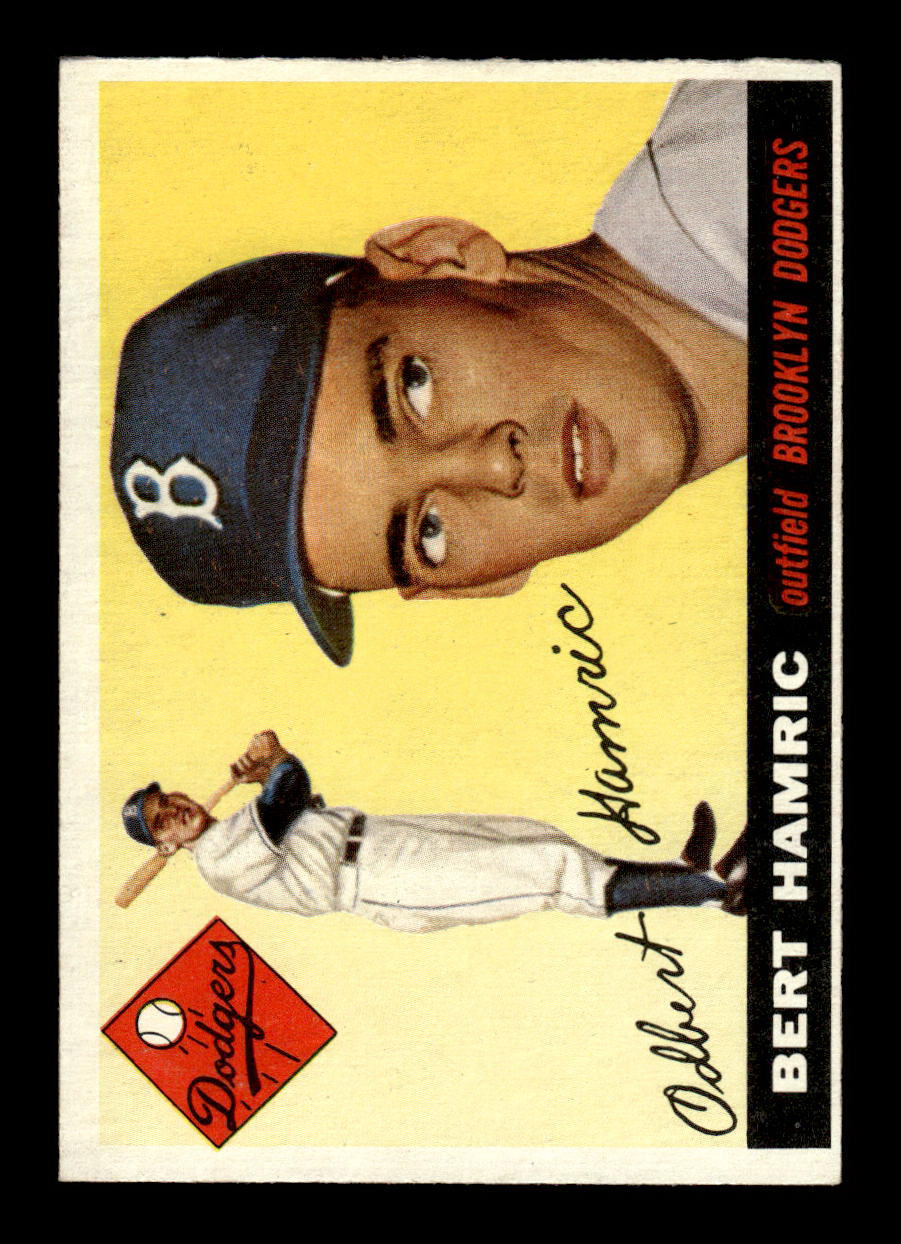 1955 Topps #199 Bert Hamric Brooklyn Dodgers EX - HI# 55B10007486
