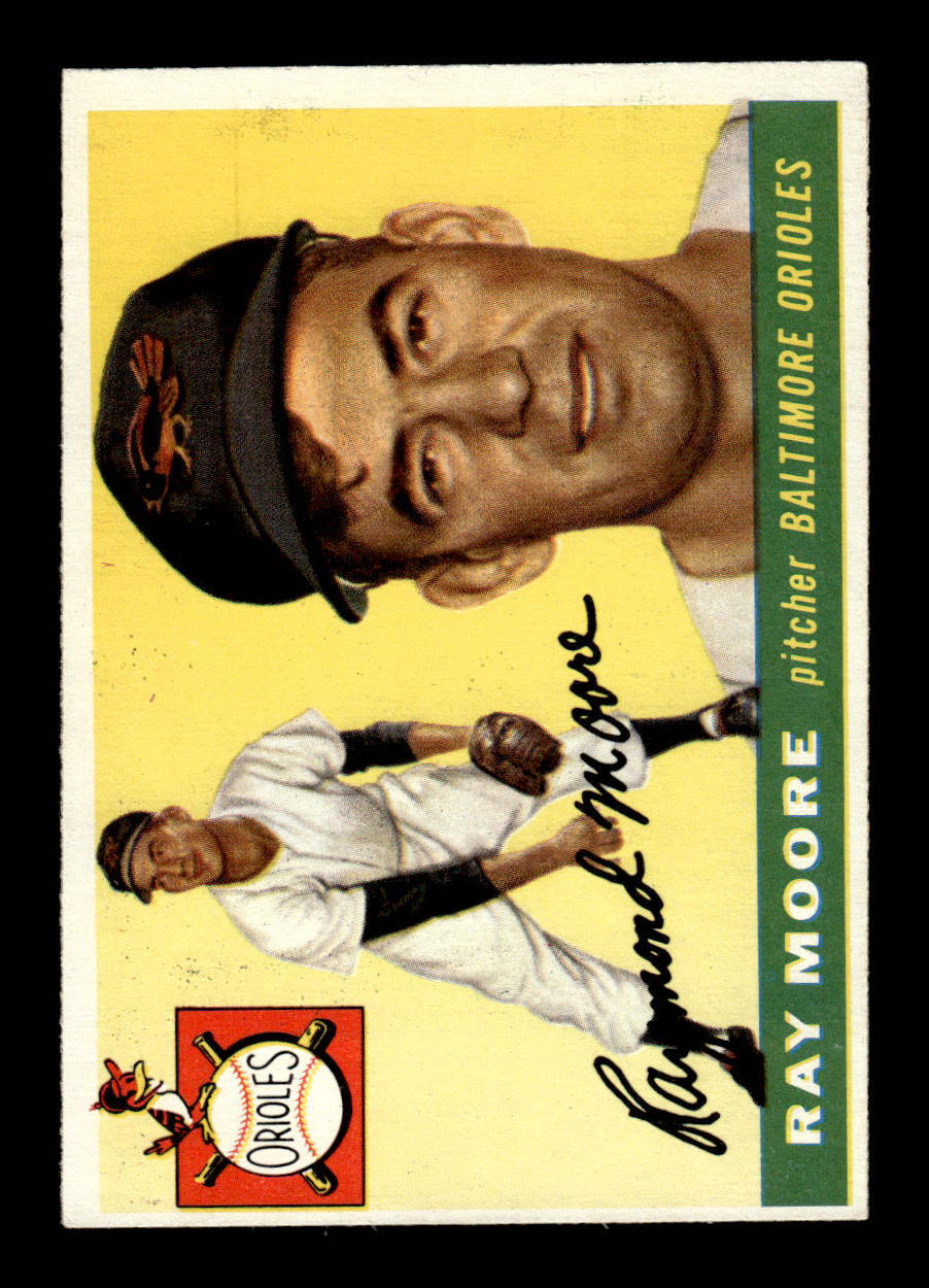 1955 Topps #208 Ray Moore Baltimore Orioles EX - HI# 55B10007496