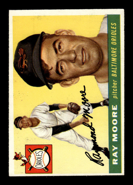 1955 Topps #208 Ray Moore Baltimore Orioles EX - HI# 55B10007496