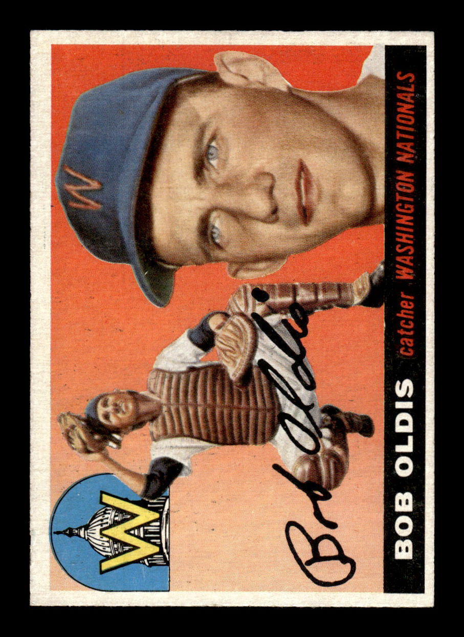 1955 Topps #169 Bob Oldis Washington Senators EX - HI# 55B10007503
