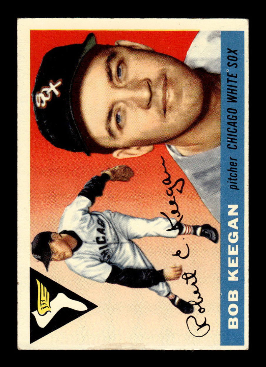 1955 Topps #10 Bob Keegan Chicago White Sox VG 55B10007523