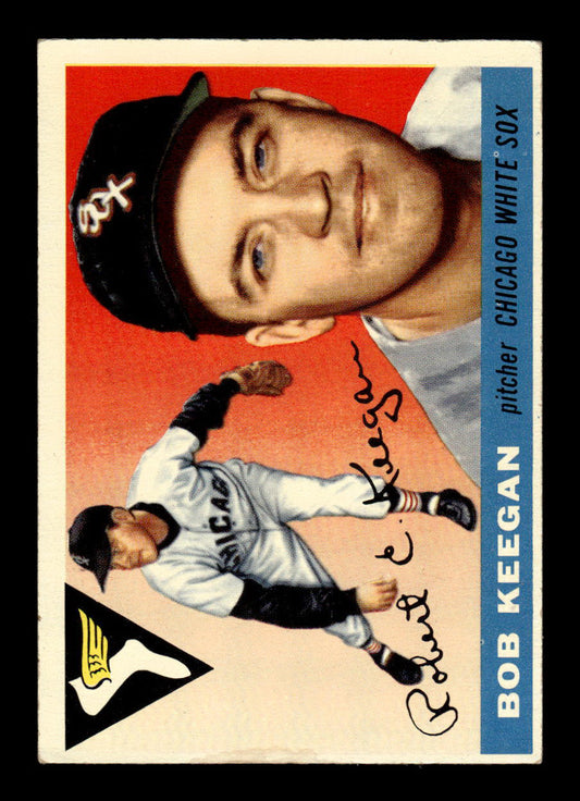 1955 Topps #10 Bob Keegan Chicago White Sox VG 55B10007523