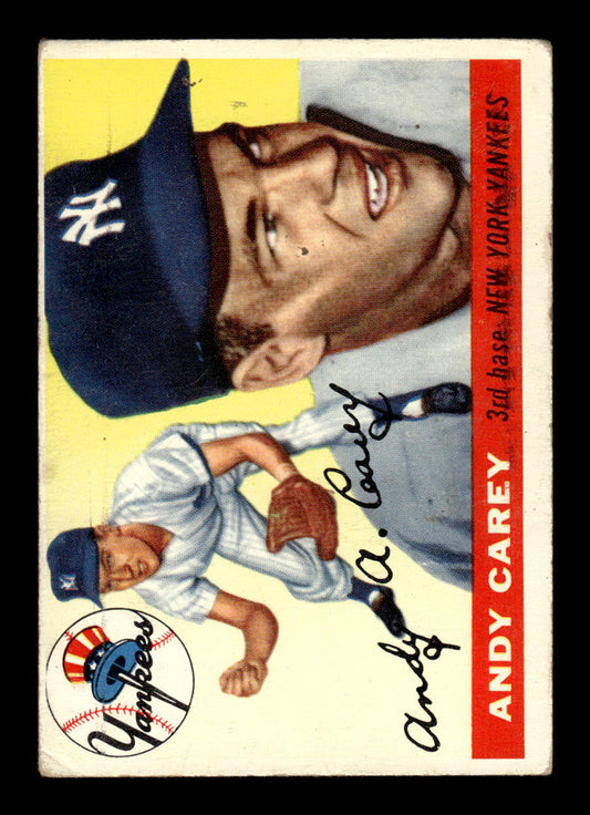 1955 Topps #20 Andy Carey New York Yankees VG 55B10007528