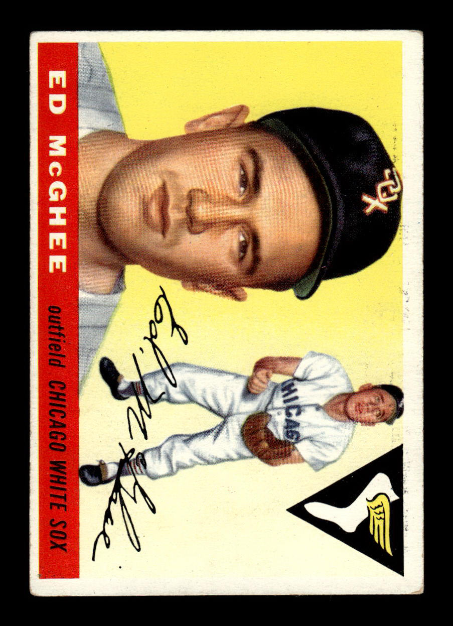 1955 Topps #32 Ed McGhee Chicago White Sox Poor mk 55B10007537