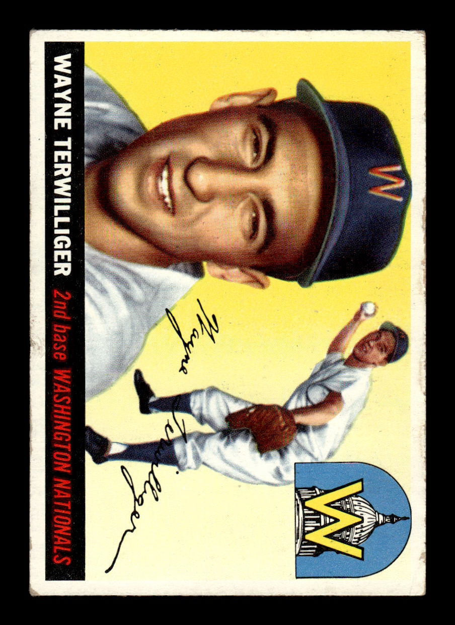 1955 Topps #34 Wayne Terwilliger Washington Senators VG 55B10007539