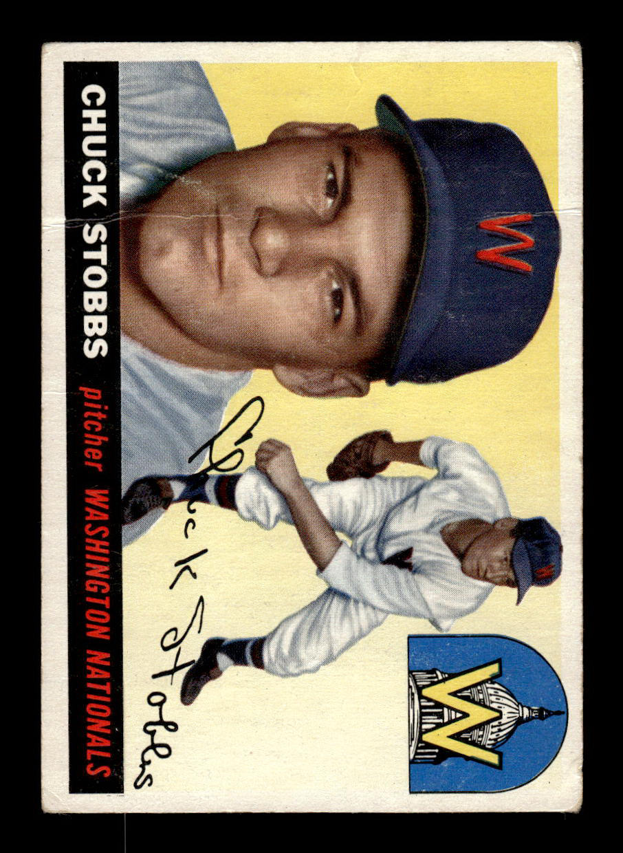 1955 Topps #41 Chuck Stobbs Washington Senators VG 55B10007544