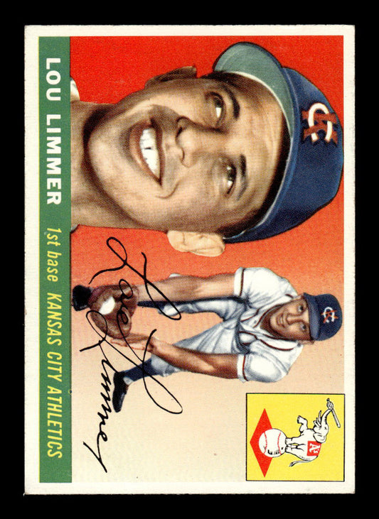 1955 Topps #54 Lou Limmer Kansas City Athletics EX 55B10007550
