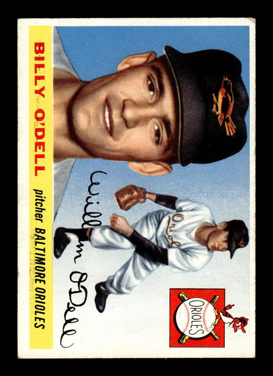 1955 Topps #57 Billy O'Dell Baltimore Orioles VG 55B10007553