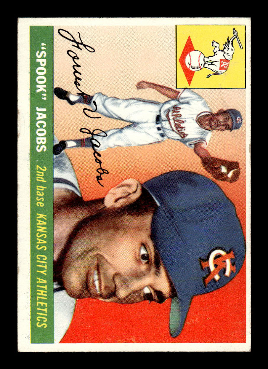 1955 Topps #61 Spook Jacobs Kansas City Athletics VG 55B10007557