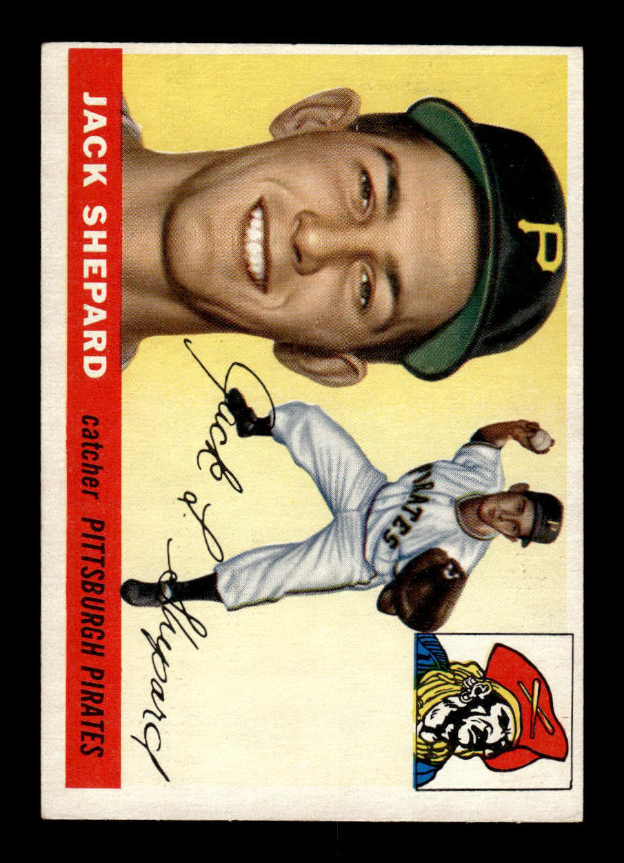 1955 Topps #73 Jack Shepard Pittsburgh Pirates VG 55B10007568