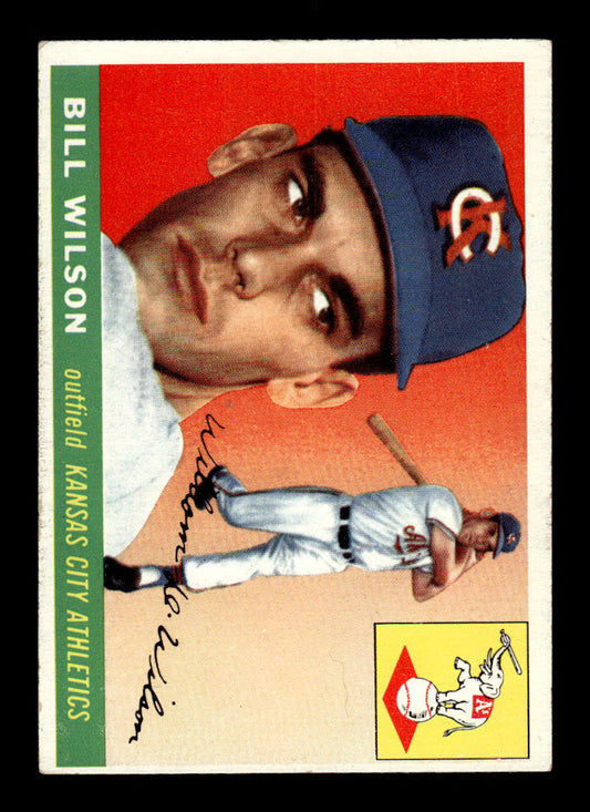 1955 Topps #86 Bill Wilson Kansas City Athletics VG 55B10007575