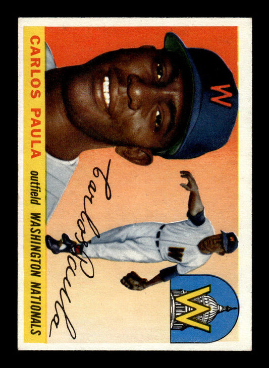 1955 Topps #97 Carlos Paula Washington Senators VG 55B10007585