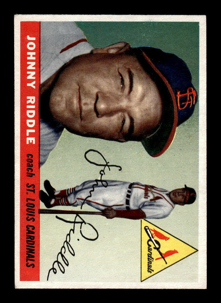 1955 Topps #98 Johnny Riddle St. Louis Cardinals VG 55B10007586