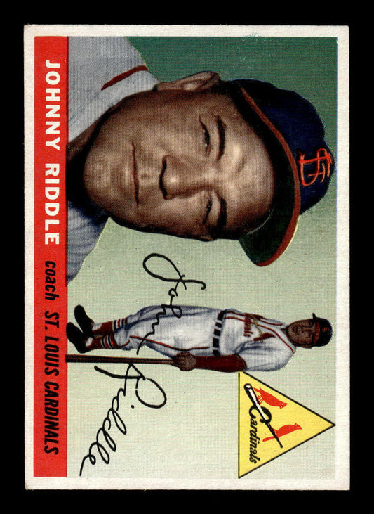 1955 Topps #98 Johnny Riddle St. Louis Cardinals VG 55B10007586