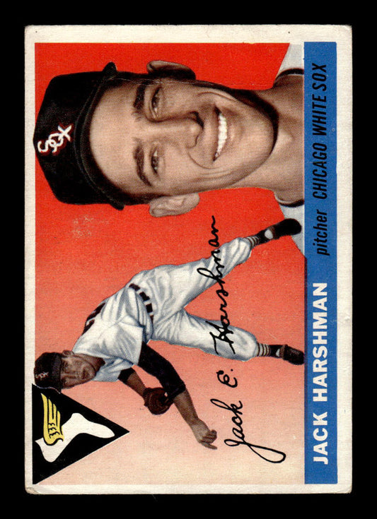1955 Topps #104 Jack Harshman Chicago White Sox G/VG 55B10007590