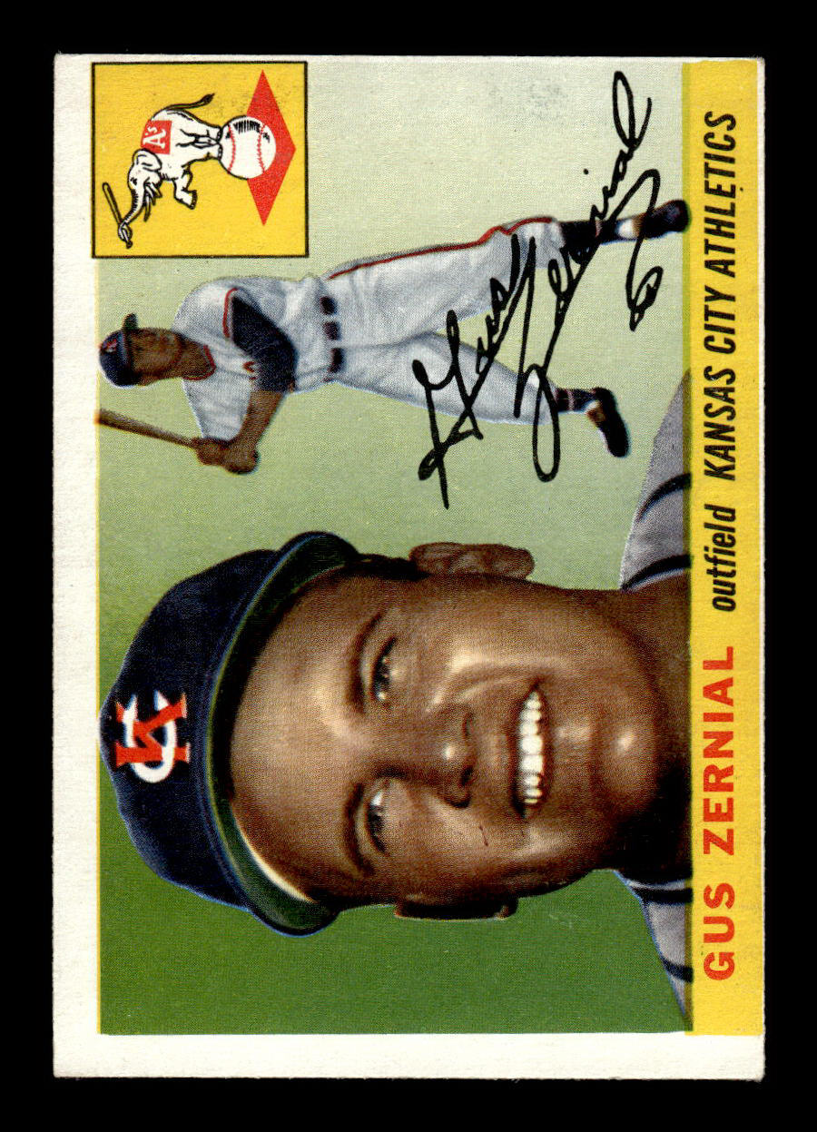 1955 Topps #110 Gus Zernial Kansas City Athletics VG 55B10007594