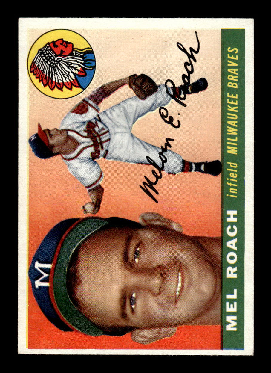 1955 Topps #117 Mel Roach Milwaukee Braves VG 55B10007599