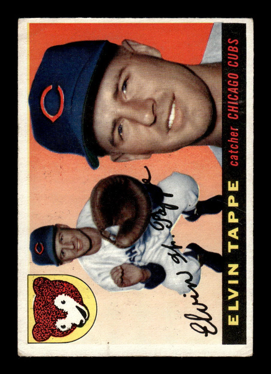 1955 Topps #129 Elvin Tappe Chicago Cubs VG 55B10007605