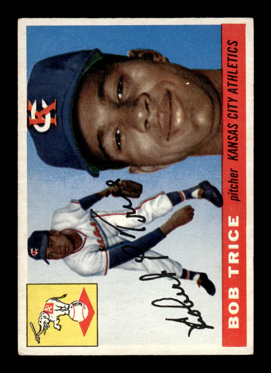 1955 Topps #132 Bob Trice Kansas City Athletics VG 55B10007608