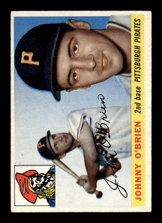 1955 Topps #135 Johnny O'Brien Pittsburgh Pirates VG 55B10007610