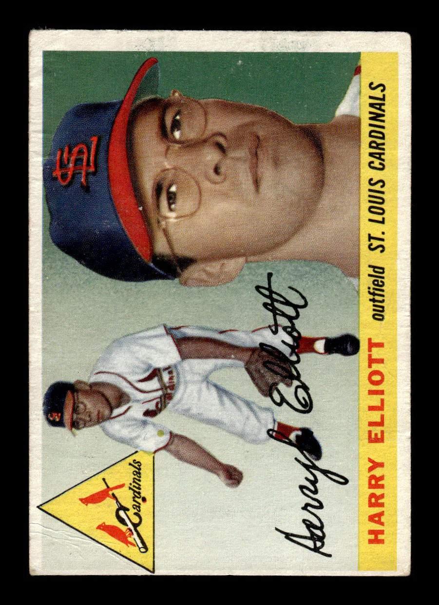 1955 Topps #137a Harry Elliott St. Louis Cardinals G/VG 55B10007612