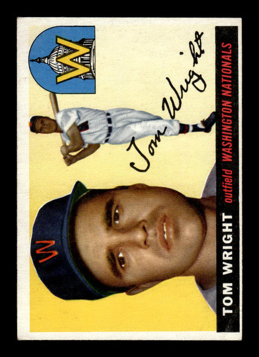 1955 Topps #141 Tom Wright Washington Senators VG 55B10007616