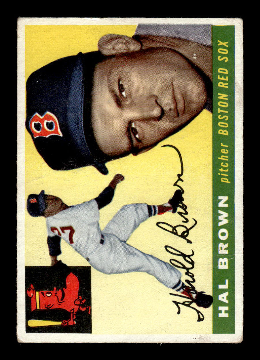 1955 Topps #148 Hal Brown Boston Red Sox VG 55B10007622