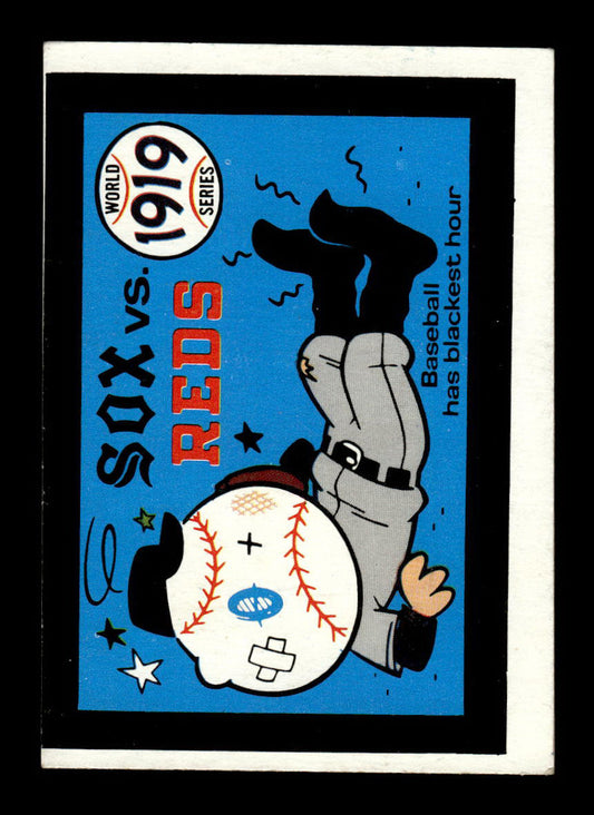 1970 Fleer World Series #16 1919 - White Sox vs. Reds VGEX 55B10007655