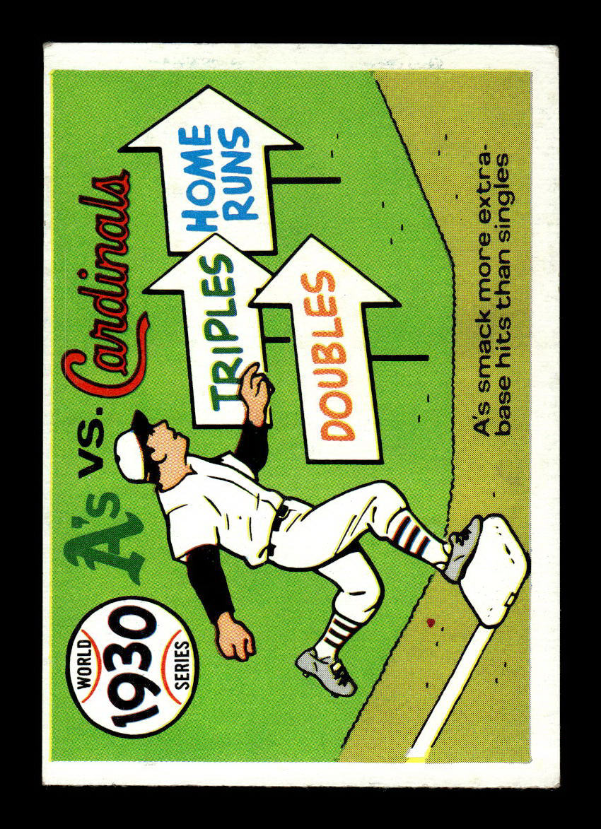 1970 Fleer World Series #27 1930 - A's vs. Cardinals VGEX 55B10007660