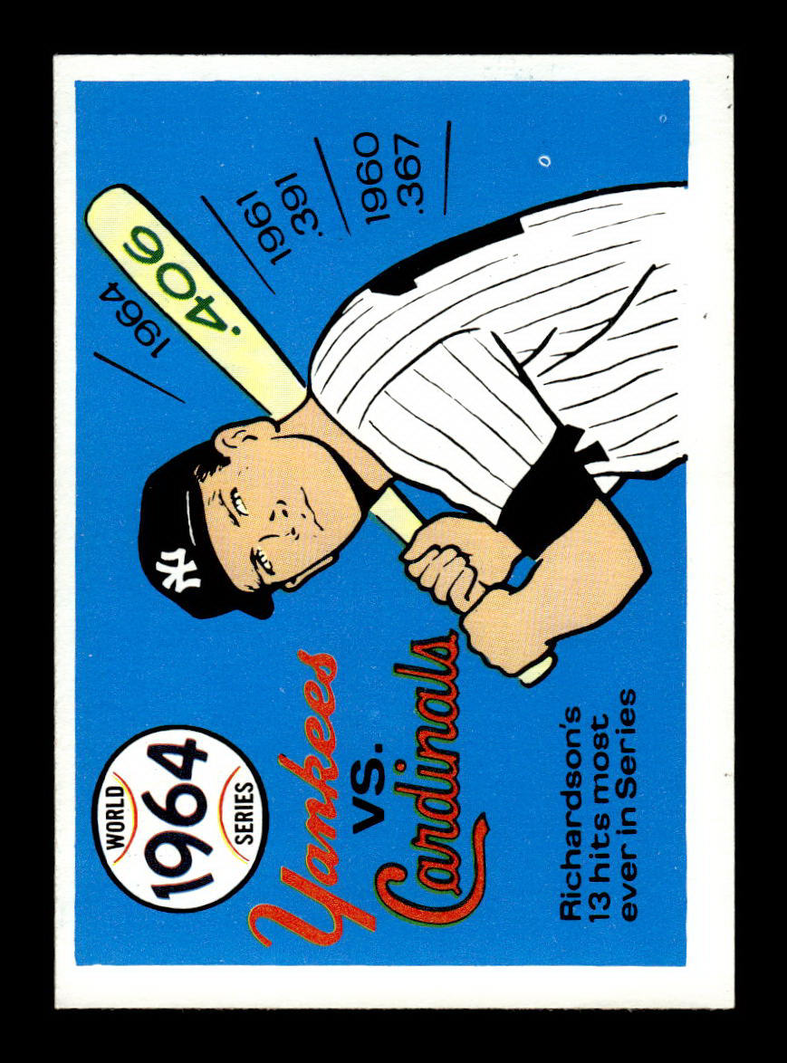 1970 Fleer World Series #61 1964 - Yankees vs. Cardinals VGEX 55B10007671