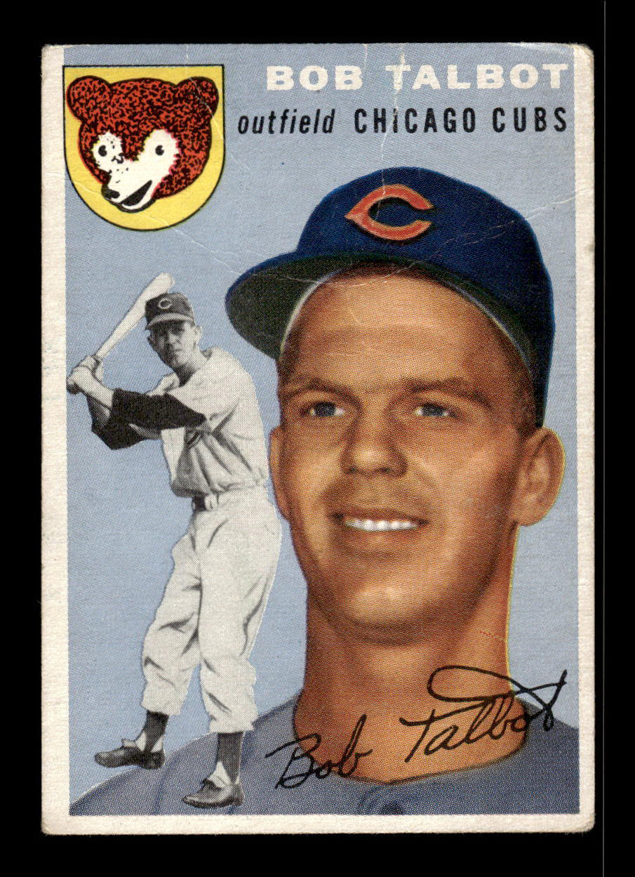 1954 Topps #229 Bob Talbot Chicago Cubs Poor 54T10007689