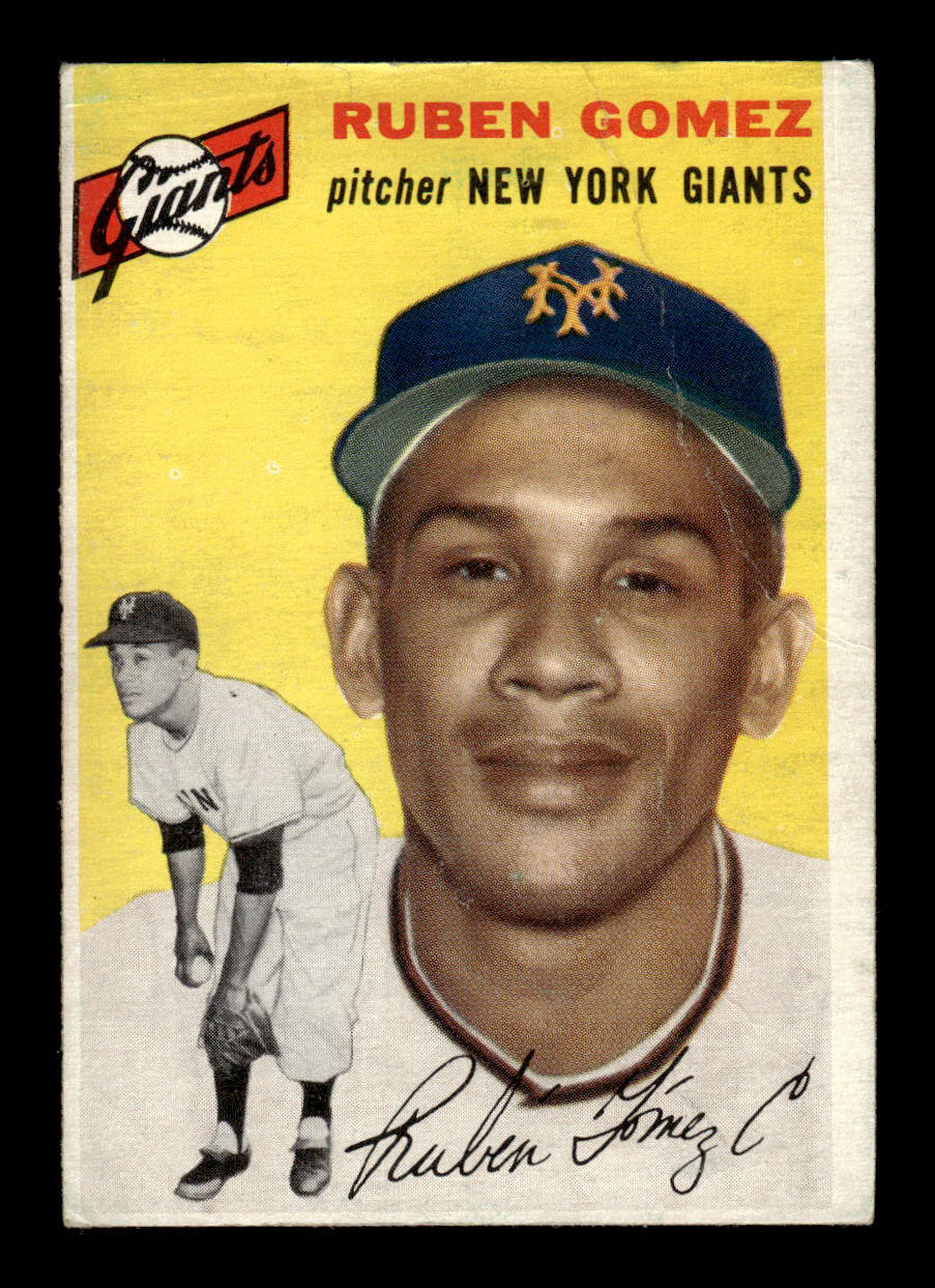 1954 Topps #220 Ruben Gomez New York Giants G/VG 54T10007692