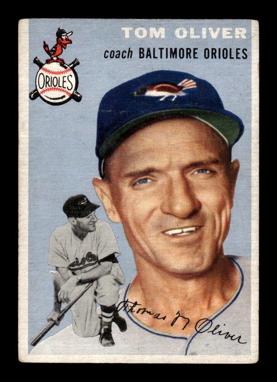 1954 Topps #207 Tom Oliver Baltimore Orioles VG 54T10007696